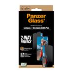 PanzerGlass - Tempered Glass UWF 2-Way Privacy with applicator for Samsung Galaxy S26+, clear