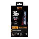 PanzerGlass - Tempered Glass UWF 2-Way Privacy with FASTFIT In-A-Box for iPhone 18 Pro Max, clear