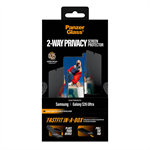 PanzerGlass - Tempered Glass UWF 2-Way Privacy with FASTFIT In-A-Box for Samsung Galaxy S26 Ultra, clear