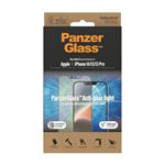 PanzerGlass-Tempered glass UWF Anti-Bluelight AB with applicator for iPhone 14/13 Pro/13, black