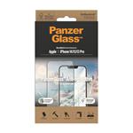 PanzerGlass-Tempered glass UWF Anti-Reflective AB with applicator for iPhone 14/13 Pro/13, black