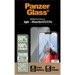 PanzerGlass - Tempered glass UWF for iPhone 17e/16e/14/13/13 Pro w. Applicator, black
