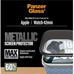 
PanzerGlass-Tempered glass UWF METALLIC for Apple Watch 11/10 42 mm, black

