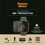 PanzerGlass - Tvrdené sklo AB pre Apple Watch 7 41 mm, čierna