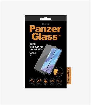 PanzerGlass - Tvrdené sklo Case Friendly pre Honor 9X/9X Pro/P Smart Pro 2019, čierna