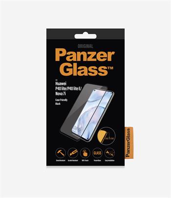 PanzerGlass - Tvrdené sklo Case Friendly pre Huawei P40 Lite, čierna