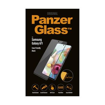 PanzerGlass - Tvrdené sklo Case Friendly pre Samsung Galaxy A71, čierna