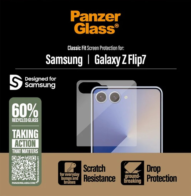 PG - Tvrdené sklo pre Galaxy Z Flip7,čí
