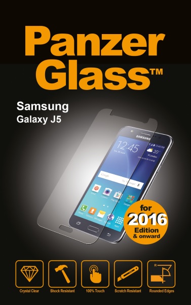 PanzerGlass - Tvrdené sklo Edge-To-Edge pre Samsung Galaxy J5 2016, číra