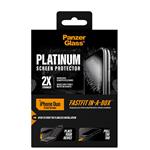 PanzerGlass - Tvrdené sklo Platinum Sub s FASTFIT In-A-Box pre iPhone Duo, číra