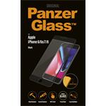 PanzerGlass - Tvrdené sklo PREMIUM pre iPhone 8/7/6S/6, čierna