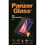 PanzerGlass - Tvrdené sklo PREMIUM pre iPhone 8/7/6S/6 Plus, čierna