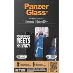 PanzerGlass - Tvrdené sklo Re:Fresh UWF Privacy s aplikátorom pre Samsung Galaxy S24+, čierna