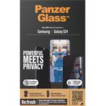 PanzerGlass - Tvrdené sklo Re:Fresh UWF Privacy s aplikátorom pre Samsung Galaxy S24, číra