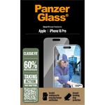 PanzerGlass - Tvrdené sklo s aplikátorom pre iPhone 16 Pro, číra