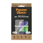 PanzerGlass - Tvrdené sklo UWF AB s aplikátorom pre iPhone 14 Plus/13 Pro Max, čierna