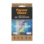 PanzerGlass - Tvrdené sklo UWF Anti-Bluelight AB s aplikátorom pre iPhone 14 Plus/13 Pro Max, čierna