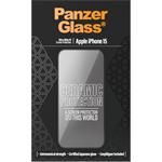 PanzerGlass - Tvrdené sklo UWF Ceramic s aplikátorom pre iPhone 15, čierna