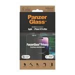 PanzerGlass - Tvrdené sklo UWF Privacy AB s aplikátorom pre iPhone 14 Pro Max, čierna