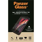 PanzerGlass-Tvrzené sklo Case Friendly AB pro iPhone SE 2022/SE 2020/8/7/6s/6, černá