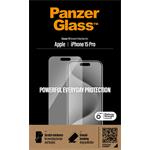 PanzerGlass-Tvrzené sklo pro iPhone 15 Pro, čirá