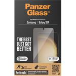 PanzerGlass-Tvrzené sklo Re:fresh UWF s aplikátorem pro Samsung Galaxy S24, čirá