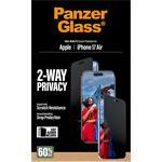 
PanzerGlass-Tvrzené sklo UWF 2-Way Privacy s aplikátorem pro iPhone 17 Air, černá
