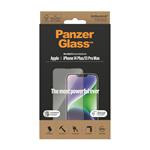 PanzerGlass-Tvrzené sklo UWF AB s aplikátorem pro iPhone 14 Plus/13 Pro Max, černá