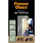 
PanzerGlass-Tvrzené sklo UWF Eyecare s aplikátorem pro iPhone 16 Pro Max, černá
