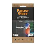 
PanzerGlass-Tvrzené sklo UWF Privacy AB s aplikátorem pro iPhone 16e/14/13 Pro/13, černá
