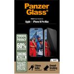 
PanzerGlass-Tvrzené sklo UWF Privacy s aplikátorem pro iPhone 16 Pro Max, černá
