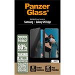 
PanzerGlass-Tvrzené sklo UWF Privacy s aplikátorem pro Samsung Galaxy S25 Edge, čirá
