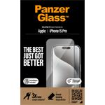 PanzerGlass-Tvrzené sklo UWF s aplikátorem pro iPhone 15 Pro, černá