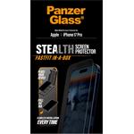 
PanzerGlass-UWF Stealth Tempered Glass with Fastfit for iPhone 17 Pro, black
