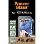 
PanzerGlass-UWF tempered glass with applicator for iPhone 16 Plus/15 Plus, aluminum
