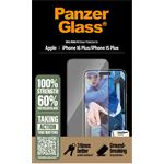 
PanzerGlass-UWF tempered glass with applicator for iPhone 16 Plus/15 Plus, black
