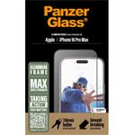 
PanzerGlass-UWF tempered glass with applicator for iPhone 16 Pro Max, aluminum
