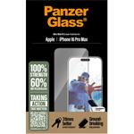 
PanzerGlass-UWF tempered glass with applicator for iPhone 16 Pro Max, black
