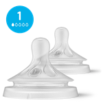 Philips AVENT - Cumlík Natural Response SCY961/02, 1 prvý prietok 0m, 2 ks