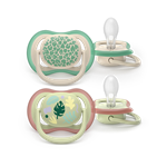 Philips AVENT - Cumlík Ultra air s obrázkom SCF087/17, 6-18 m, neutral, 2ks