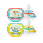 Philips AVENT - Cumlík Ultra air s obrázkom SCF376/32, nočný 18 m+, chlapec, 2ks