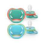 Philips AVENT - Cumlík Ultra air SCF087/10, 6-18 m, chlapec, 2ks, modrá/zelená