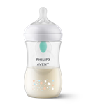 Philips AVENT - Fľaša Natural Response s ventilom AirFree Medveď SCY673/82, 260 ml, 1m+, 1 ks