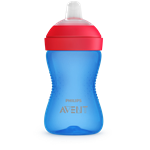 Philips AVENT - Hrnček s mäkkým náustkom SCF802/01, 300 ml, 9 m+, modrá