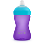 Philips AVENT - Hrnček s mäkkým náustkom SCF802/02, 300 ml, 9 m+, fialová