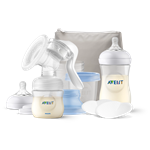 Philips AVENT - Sada pre dojčenie s manuálnou odsávačkou materského mlieka SCF430/16