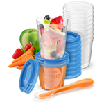 Philips AVENT - Set Toddler Food Storage SCF721/20, 10x 180ml, 10x 240ml