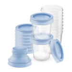 Philips AVENT - Zásobníky na materské mlieko SCF618/10, 10x180ml