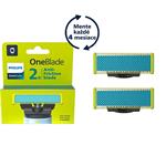 Philips - Náhradné čepele Anti-Friction QP225/50 pre zastrihávač OneBlade, 2 ks
