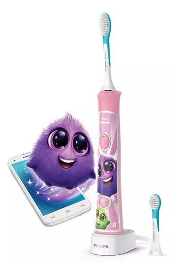 Philips-Sonic toothbrush HX6352/42 For Kids with Bluetooth, pink